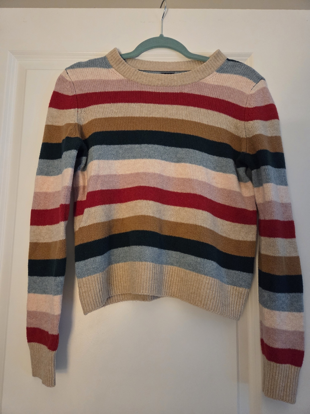 GAP Multicolor Striped Crewneck Sweater